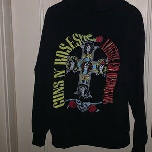 Guns N Roses Appetite for destruction Graphic Print pullover Sweatshirt 80s band